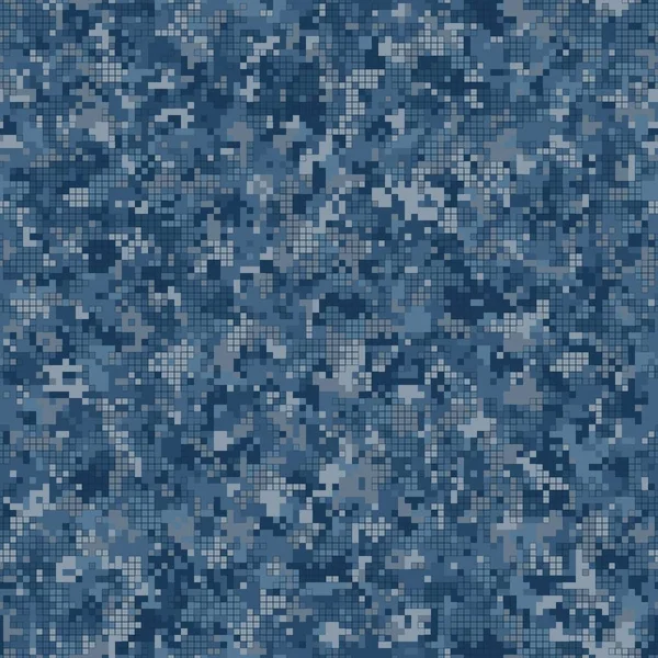 Digitale Camouflage nahtlose Muster militärische geometrische Camouflage Hintergrund — Stockvektor