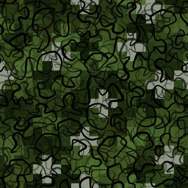 十字形の列シームレスなパターン。織物の幾何学的装飾｜print — ストックベクタ