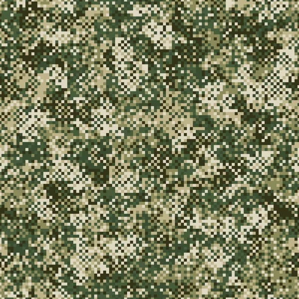 Résumé militaire ou chasse camouflage fond de motif sans couture — Image vectorielle