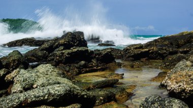 Büyük dalgalar çökmesini Syros Island buzlu