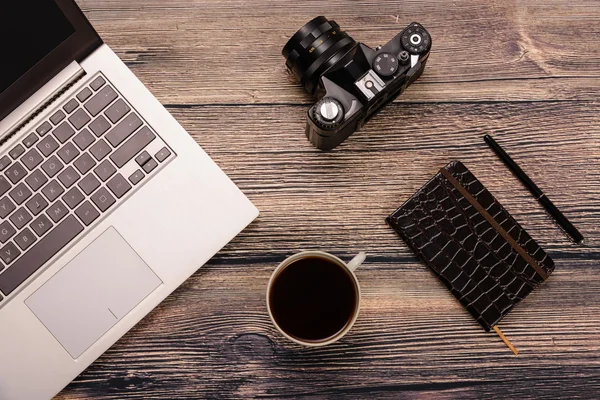 Fotoğrafçı, tasarımcı ya da hippi tarzı için alan çalışması. — Stok fotoğraf