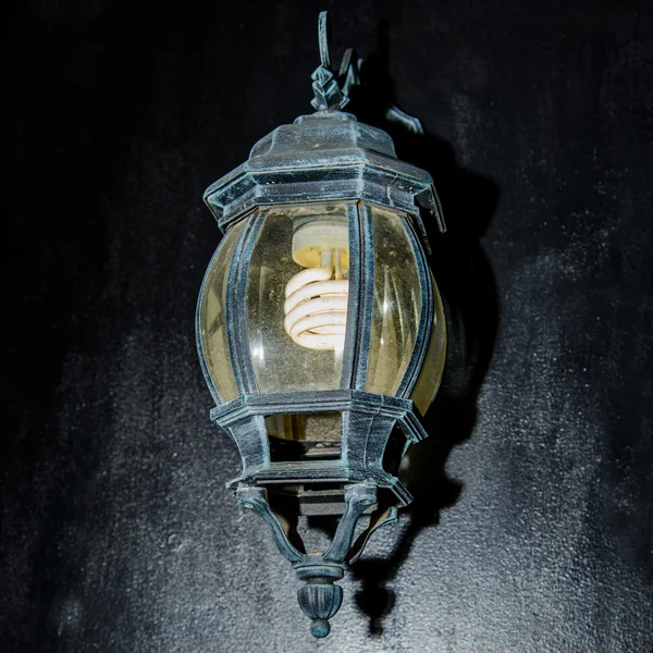 Lámpara de pared con fondo texturizado — Foto de Stock