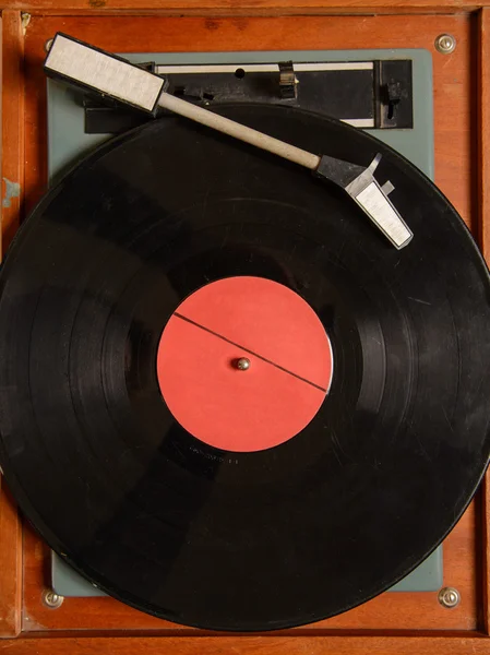 Stereo draaitafel Vinyl platenspeler analoge Retro Vintage — Stockfoto