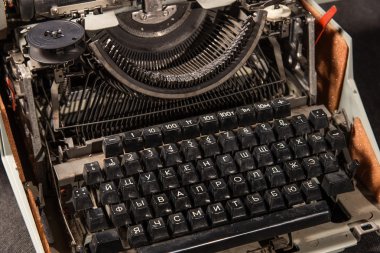 Eski bir daktilo görüntüsünü Retro tarz 