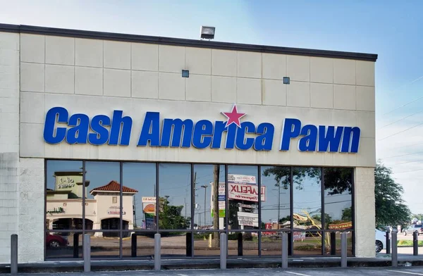 Houston Texas Usa 2021 Cash America Pawn Building Exterior Houston — Stock Photo, Image