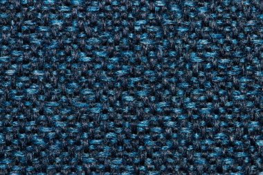 Mavi iki tonlu donanma yün kumaşı katı renk kumaşı deseni örer.