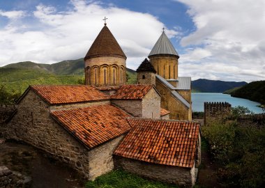 Antik kale Ananuri Gürcistan, Europe
