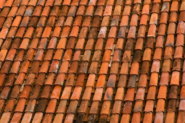 Background of old roof tiles — Stock Photo, Image