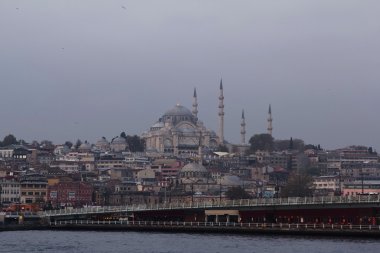 Istanbul'dan boğaz manzarası