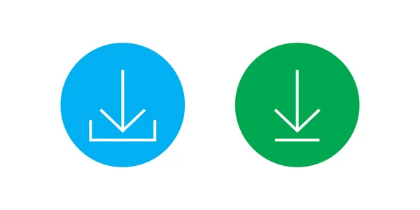 Descargar Vector Icono Botón Estilo Plano Ilustración Del Símbolo Flecha — Vector de stock