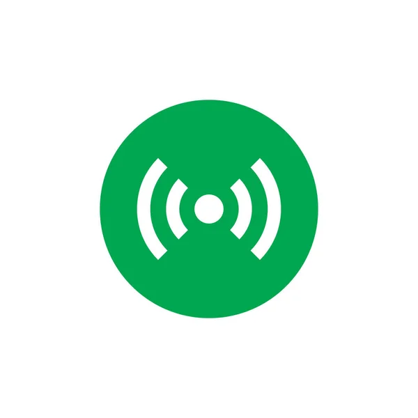 Wifi Icon Vector Estilo Plano Imagem Sem Fio — Vetor de Stock