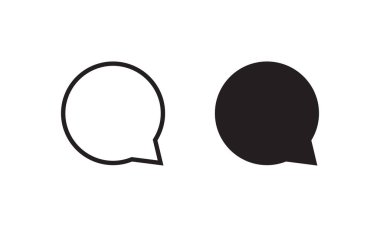 Yorum Düğmesi Sosyal Medya Simgesi. Konuşma Baloncuğu Resimleri