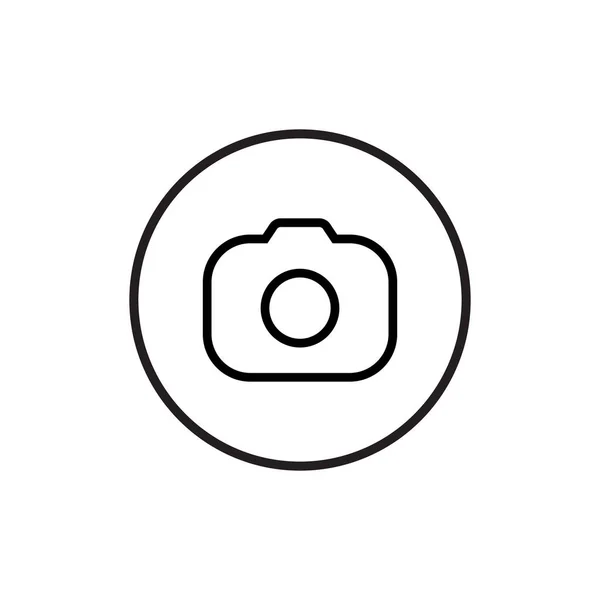 カメラアイコンベクトル デバイスの写真画像をキャプチャ — ストックベクタ