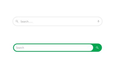 Modern Arama Çubuğu Simgesi. Web Sitesi Kutu Resmi Aranıyor
