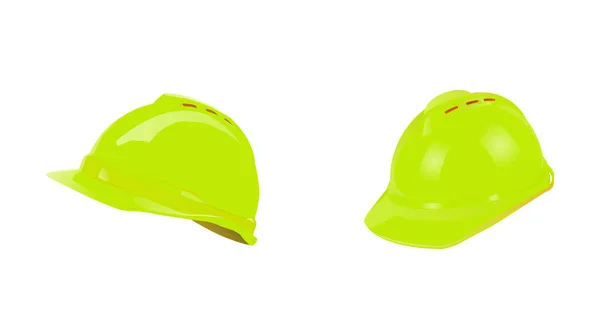 Casco Sicurezza Costruzione Icona Vettoriale Illustrazione — Vettoriale Stock