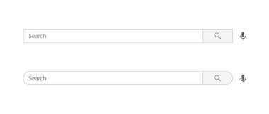 Youtube Kanalının Arama Çubuğu Simgesi. Web Sitesi Aranıyor Kutu Vektörü İllüstrasyonu