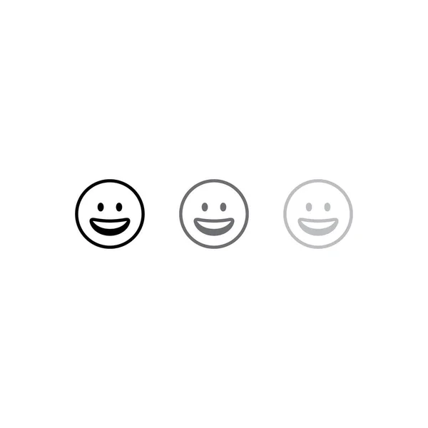 Emoticon Icon Vector Icon Von Social Media Element — Stockvektor