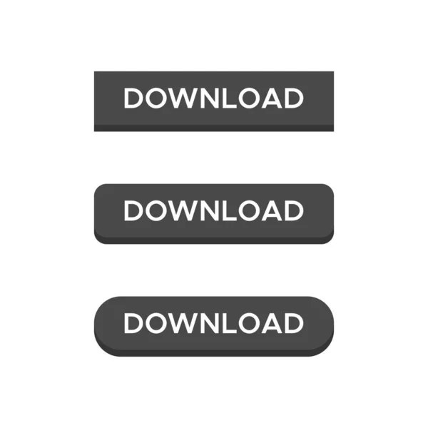 Descargar Colección Conjunto Vectores Icono Botón Estilo — Archivo Imágenes Vectoriales