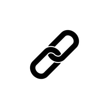 Bağlantı simgesi. Zincirleme bağlantı sembolü. Hiper bağlantı eklentisi işareti