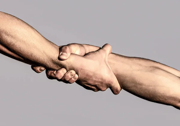 Helping hands concept, support. Close up help arm and international day of peace, support — Stock Photo, Image