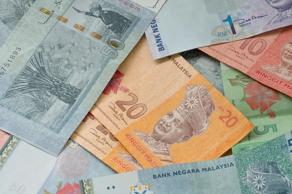 Die malaysische Währung — Stockfoto