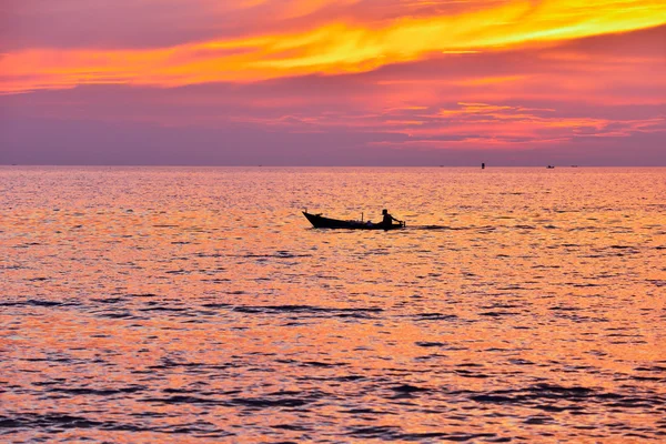 Por do sol no quoc do phu — Fotografia de Stock