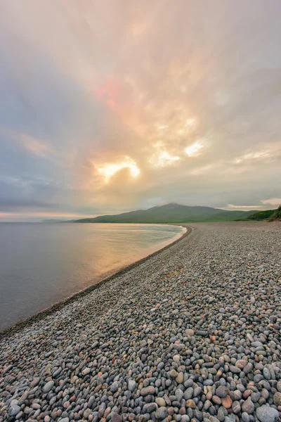 Shore round stones — Stock Photo, Image