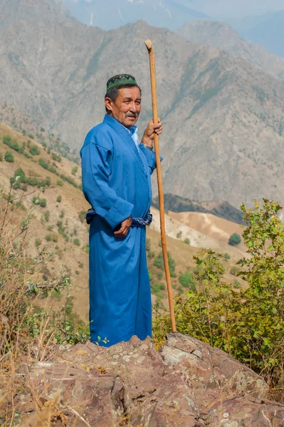 Photo of a mountain shepherd — Stock Photo, Image