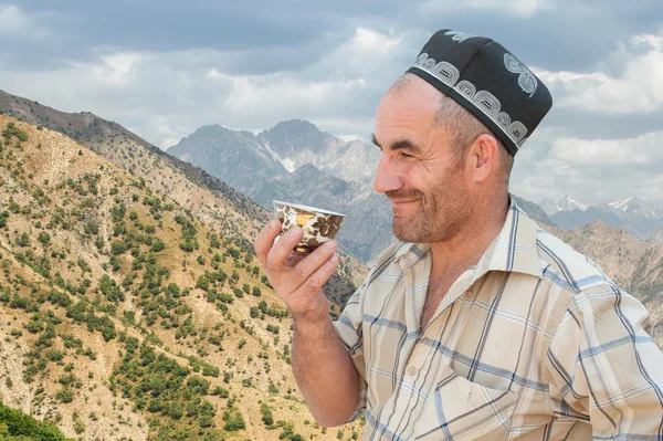 Retrato de homens tajiques — Fotografia de Stock