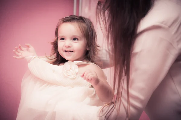 Bebê feliz tempo — Fotografia de Stock