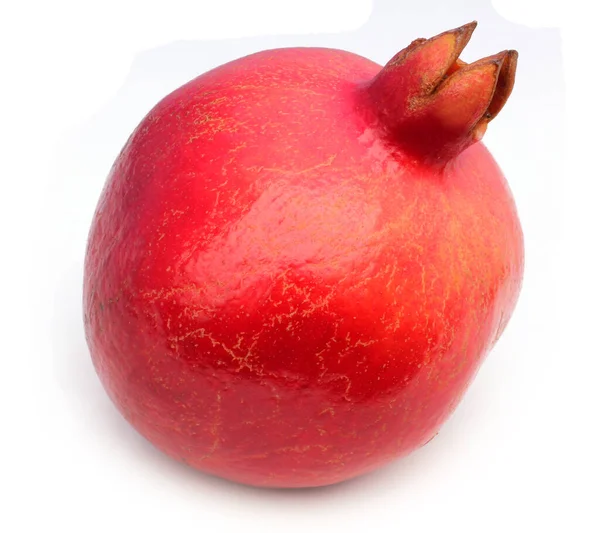 Granatäpple Frukt Över Vit Bakgrund — Stockfoto