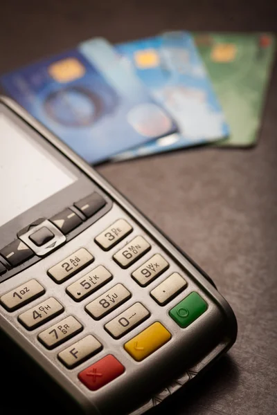 POS and credit cards — Stock Photo, Image