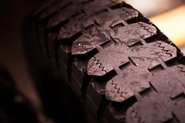 Used motorcycle tire — Stock Photo, Image