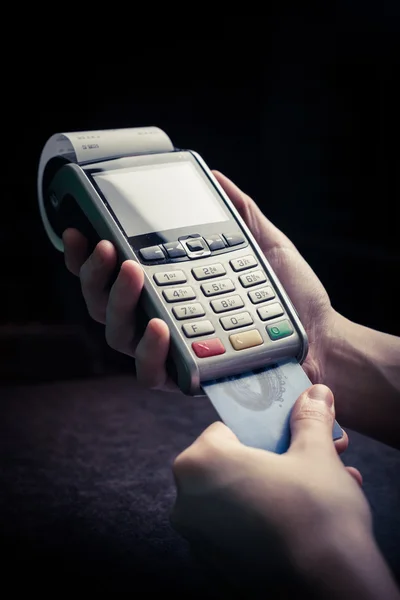 POS en credit cards — Stockfoto