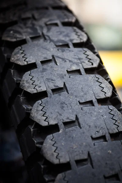 Gebrauchte Motorradreifen — Stockfoto