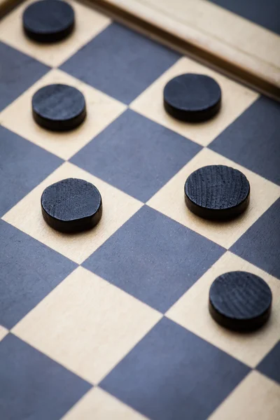 Checkers game detail — Stock Photo, Image