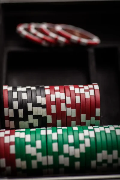 Poker chips detail — Stock Photo, Image