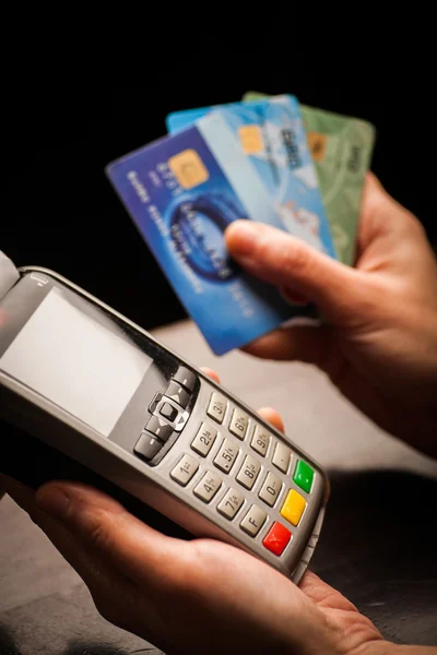 TPV y tarjetas de crédito —  Fotos de Stock