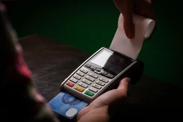 POS and credit cards — Stock Photo, Image