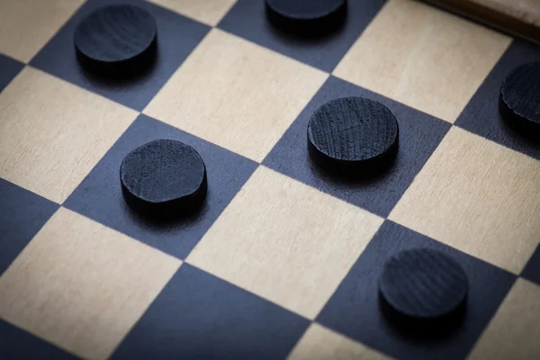 Checkers game detail — Stock Photo, Image