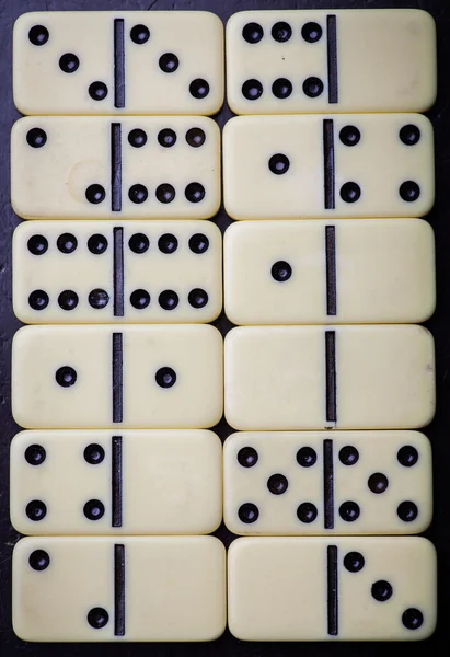 Domino pieces detail — Stock Photo, Image