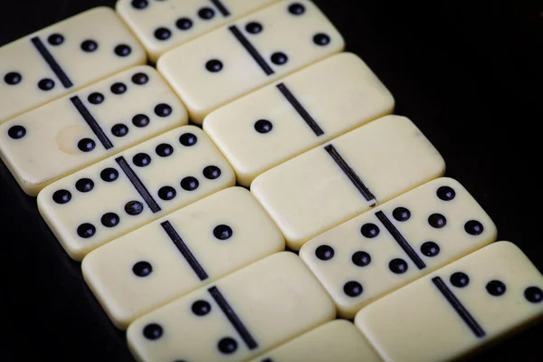 Dettaglio pezzi Domino — Foto Stock