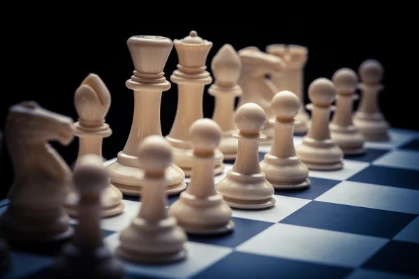 Tablero de ajedrez juego —  Fotos de Stock