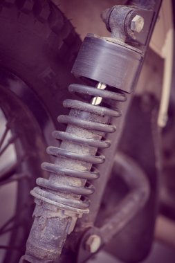 Vintage motosiklet süspansiyon