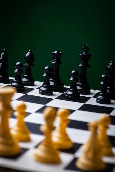 Jogo de tabuleiro de xadrez — Fotografia de Stock