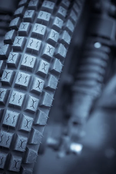 Испытательная шина для мотоциклов — стоковое фото