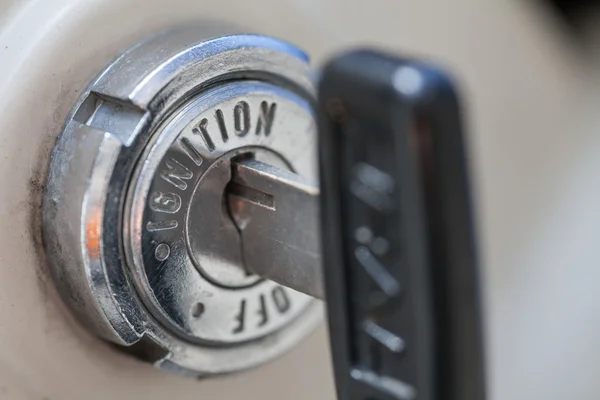 Motorcycle ignition switch — Stock Photo, Image