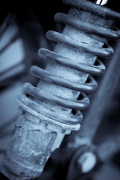 Vintage suspensão da motocicleta — Fotografia de Stock