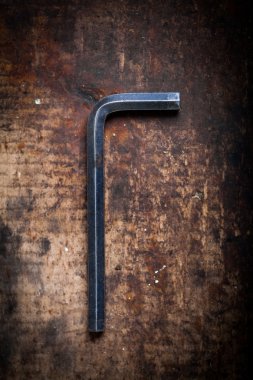 Matkap ahşap tahta üzerinde