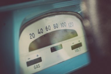 Retro araba kontrol paneli